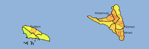 Comoros Administrative Division