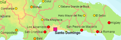 Dominican Republic provinces and cities