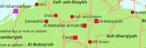 Egypt Governorates and Cities