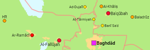 Iraq Governorates and Cities