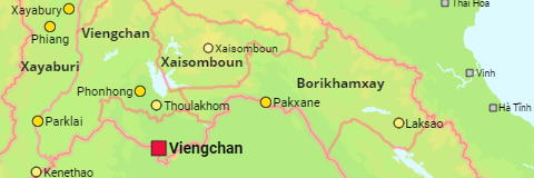 Laos Cities and Provinces