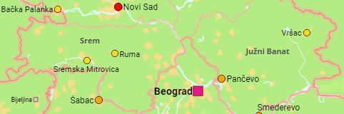Serbia Major Cities