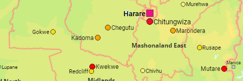 Zimbabwe Cities