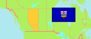 Alberta (Canada) Map