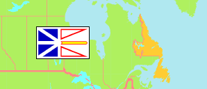 Newfoundland and Labrador (Canada) Map