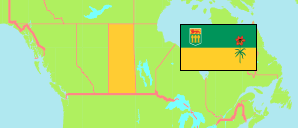 Saskatchewan (Canada) Map