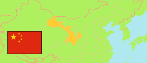 Gānsù (China) Map