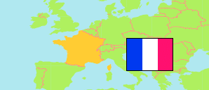 Bourgogne - Franche-Comté / Burgundy (France) Map