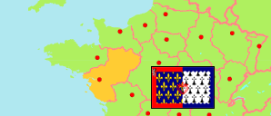 Pays de la Loire (France) Map