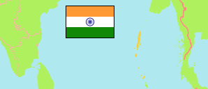 Andaman & Nicobar Islands (India) Map
