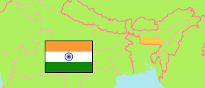 Meghālaya (India) Map
