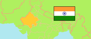 Rājasthān (India) Map