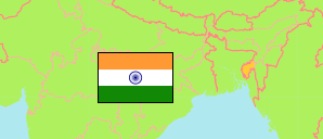 Tripura (India) Map