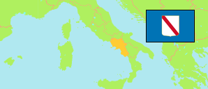 Campania (Italy) Map
