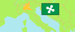 Lombardia / Lombardy (Italy) Map
