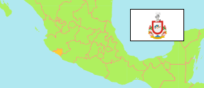 Colima (Mexico) Map
