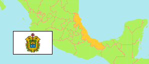 Veracruz de Ignacio de la Llave (Mexico) Map