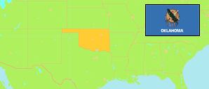 Oklahoma (USA) Map